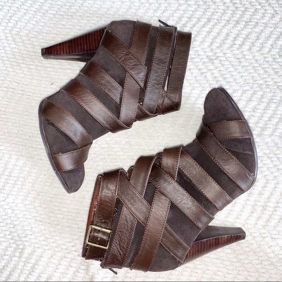 Naughty Monkey Exhibitionist Ankle Boot Brown 8 - Picture 5 of 16